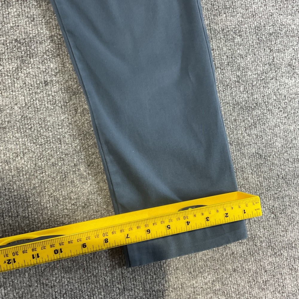 J Crew Flex Slim Fit Chino Pants 32x32 Blue Stretch Flat Front Casual Dress Mens - Picture 9 of 12